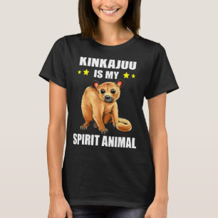 Kinkajou Spirit Animal Night Ape honey Bear Kinkaj T Shirt