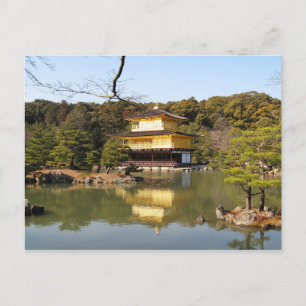Kinkaku-ji 金 閣 Golden Pavilions 寺 Vykort