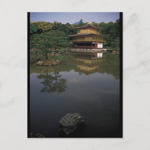 Kinkaku-ji buddhistiska templet vykort