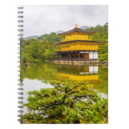 Kinkaku-ji eller Golden Pavilion och Pond, Kyoto Anteckningsbok
