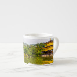 Kinkaku-ji eller Golden Pavilion och Pond, Kyoto Espressomugg