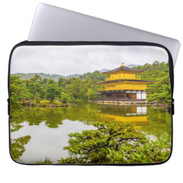Kinkaku-ji eller Golden Pavilion och Pond, Kyoto Laptop Fodral