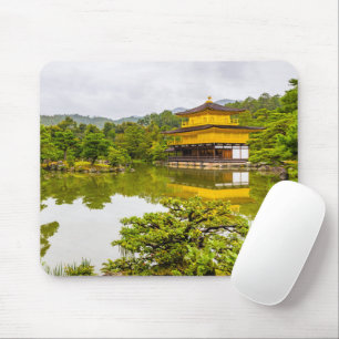 Kinkaku-ji eller Golden Pavilion och Pond, Kyoto Musmatta