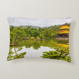 Kinkaku-ji eller Golden Pavilion och Pond, Kyoto Prydnadskudde