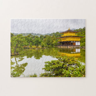Kinkaku-ji eller Golden Pavilion och Pond, Kyoto Pussel