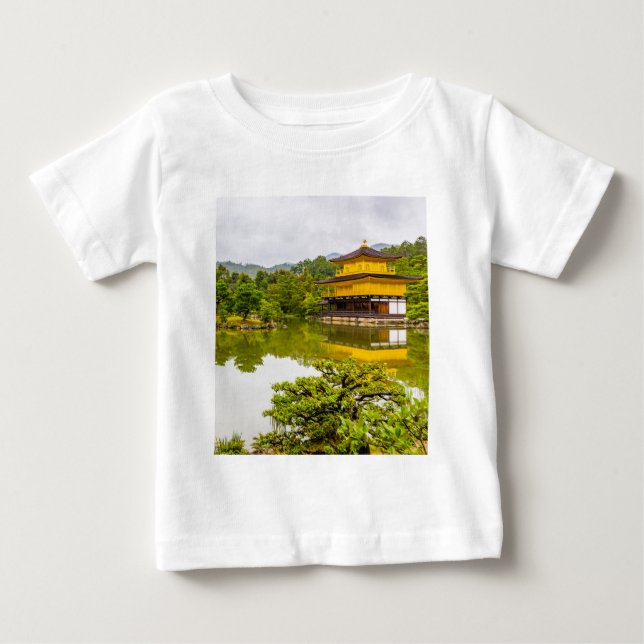 Kinkaku-ji eller Golden Pavilion och Pond, Kyoto T Shirt (Framsida)