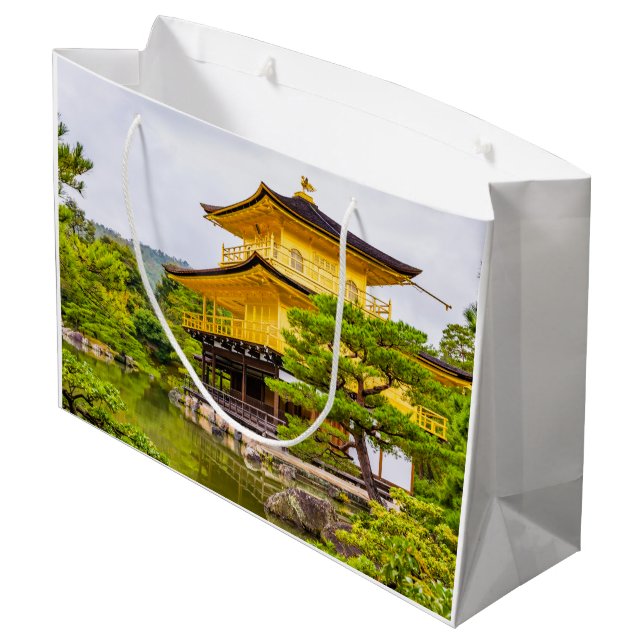 Kinkaku-ji, guldpajon, Kyoto (Baksidan Vinklad)