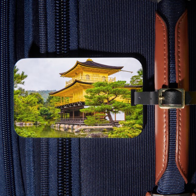 Kinkaku-ji, guldpajon, Kyoto Bagagebricka (Framsida Insitu 4)