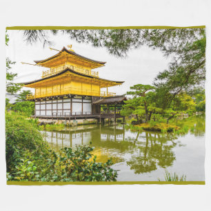 Kinkaku-ji, guldpajon, Kyoto Fleecefilt