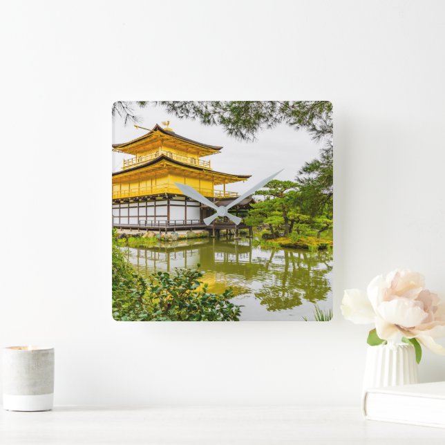 Kinkaku-ji, guldpajon, Kyoto Fyrkantig Klocka (Hem)