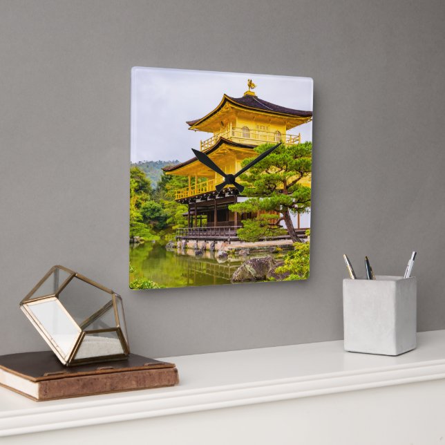 Kinkaku-ji, guldpajon, Kyoto Fyrkantig Klocka (Kontor)
