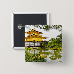 Kinkaku-ji, guldpajon, Kyoto Knapp