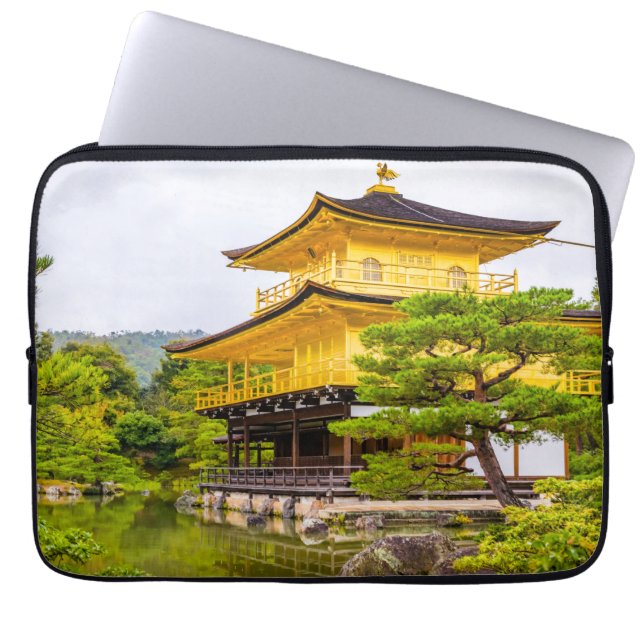 Kinkaku-ji, guldpajon, Kyoto Laptop Fodral (Framsidan)