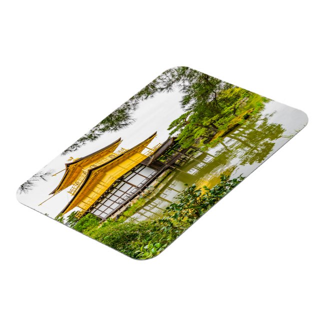 Kinkaku-ji, guldpajon, Kyoto Magnet (Vänstra Sidan)