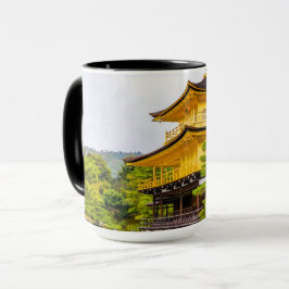 Kinkaku-ji, guldpajon, Kyoto Mugg