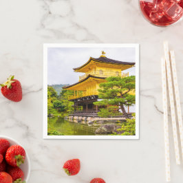 Kinkaku-ji, guldpajon, Kyoto Pappersservett