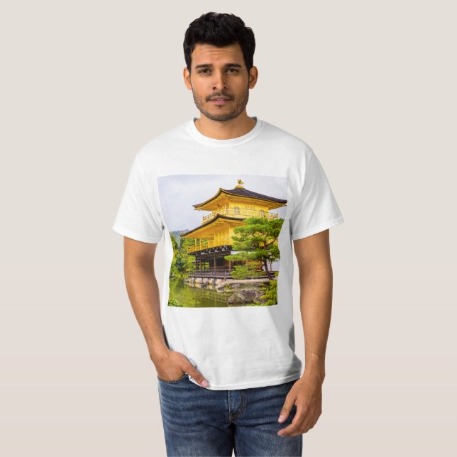 Kinkaku-ji, guldpajon, Kyoto T Shirt (Hel framsida)