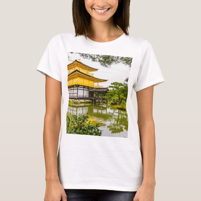 Kinkaku-ji, guldpajon, Kyoto T Shirt (Framsida)