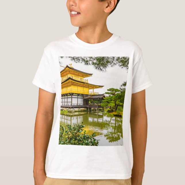 Kinkaku-ji, guldpajon, Kyoto T Shirt (Framsida)
