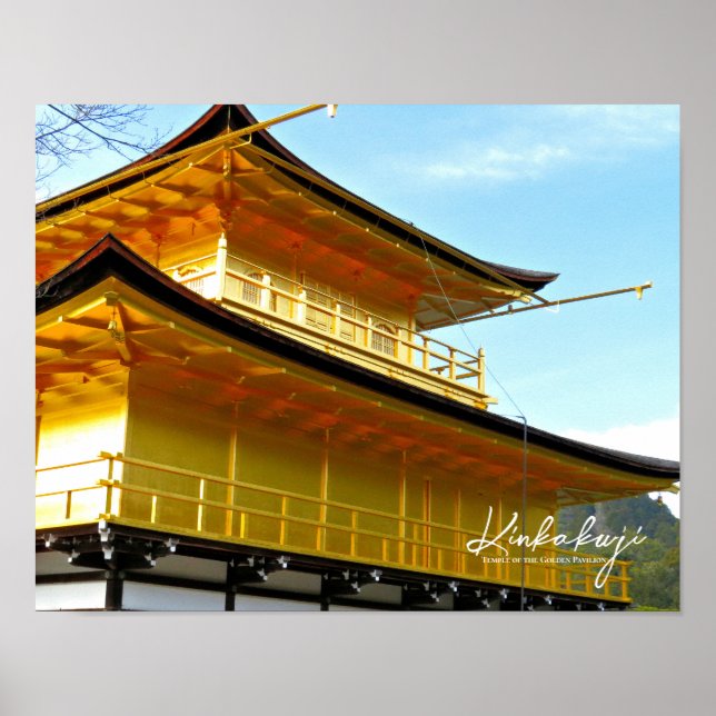 Kinkaku-ji (Rokuon-ji) affisch (Framsidan)
