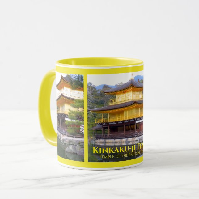 Kinkaku-ji Temple ("Golden Pavilions Tempel") Mugg (Framsida vänster)