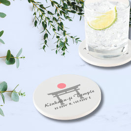 Kinkaku-ji-templet Latitud  Longitud Underlägg