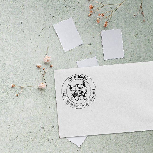 Kinkalow Cat-Returadress Stämpel (Skapare uppladdad)