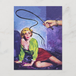 Kinky Homosexual Älskare Vintage Pulp Magazine Cov Vykort