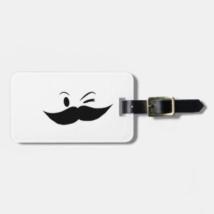 Kinky Mustache Bagagebricka