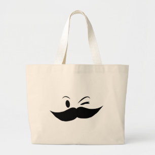 Kinky Mustache Jumbo Tygkasse