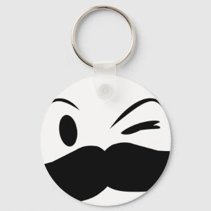 Kinky Mustache Nyckelring
