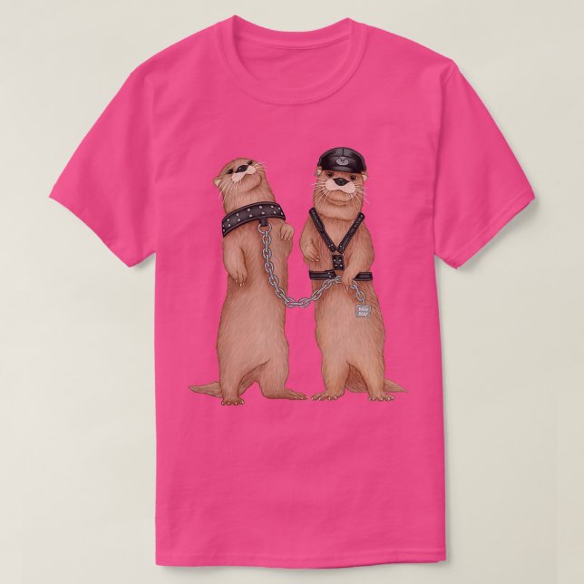 Kinky Otters Classic TShirt T Shirt (Design framsida)