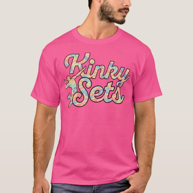Kinky Sets Funny Sports Game Volleyball Player T Shirt (Framsida)