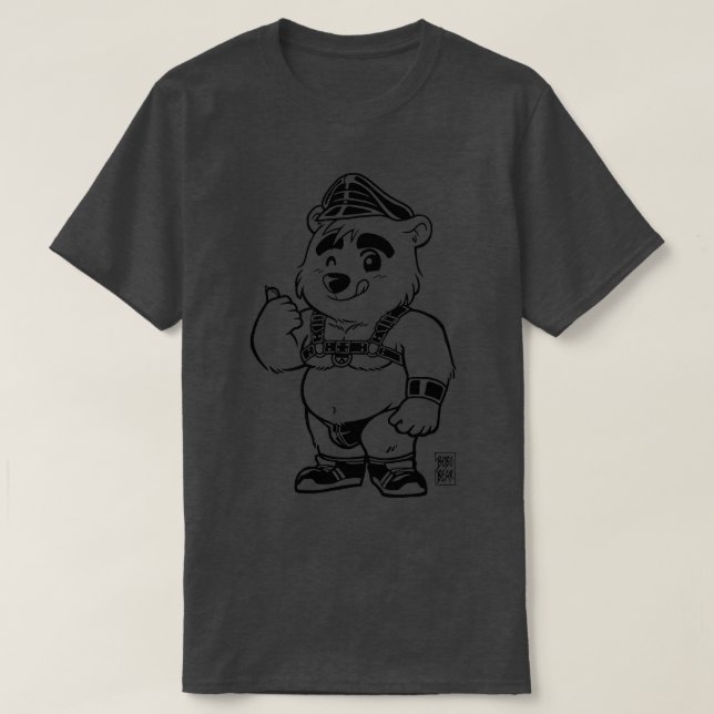KINKY UNGE LINEART BEARZOO SERIES T SHIRT (Design framsida)