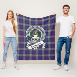 Kinnaird Klansymbol Tartan Plaid Fleecefilt