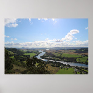 Kinnoull Backe View, Perth Poster