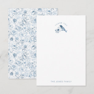 Kinoiserie Baby Shower Tack för att du kort blåvit