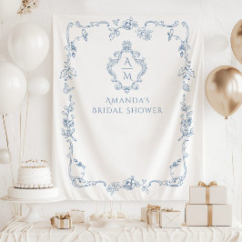 Kinoiserie blommigt Toile vapensköld Möhippa