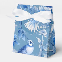 Kinoiserie Blue Favor Box