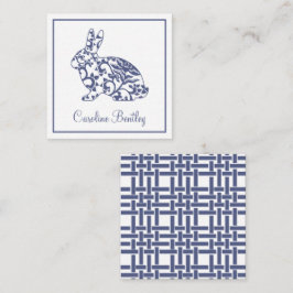 Kinoiserie Bunny Rabbit Gift-kort Anteckningskort