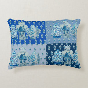 Kinoiserie Ginger Burk Burk Throw Accent Pillow Prydnadskudde