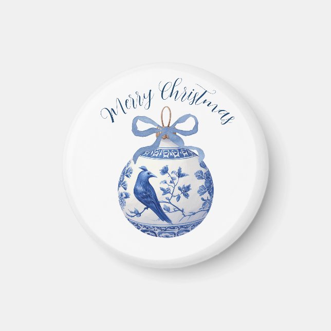 Kinoiserie jul Ornament Magnet (Framsidan)