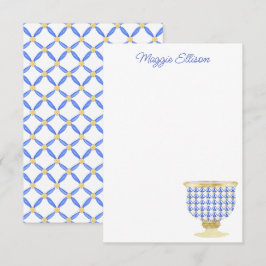 Kinoiserie Watercolor Chic Vas - tackkort Tack Kort