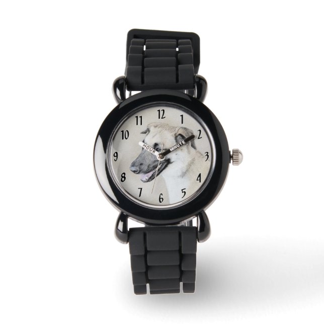 Kinook (Helicopter Öron) - Hund Art Armbandsur (Framsida)