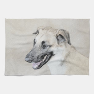 Kinook (Helicopter Öron) - Hund Art Kökshandduk