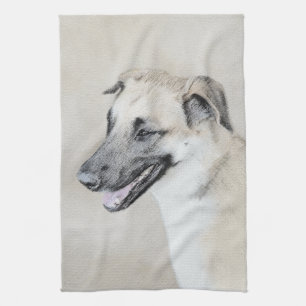 Kinook (Helicopter Öron) - Hund Art Kökshandduk