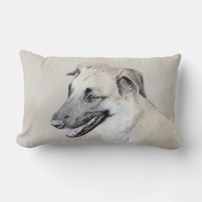 Kinook (Helicopter Öron) - Hund Art Lumbarkudde (Framsida)
