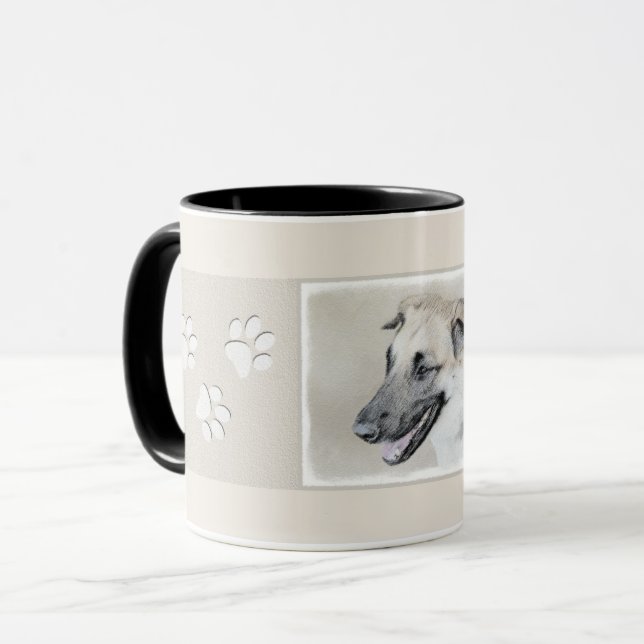 Kinook (Helicopter Öron) - Hund Art Mugg (Framsida vänster)