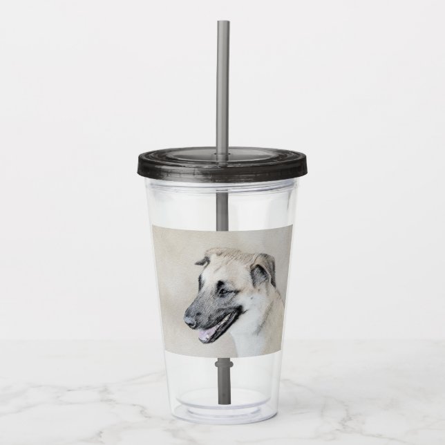 Kinook (Helicopter Öron) - Hund Art Take Away Mugg (Framsida)
