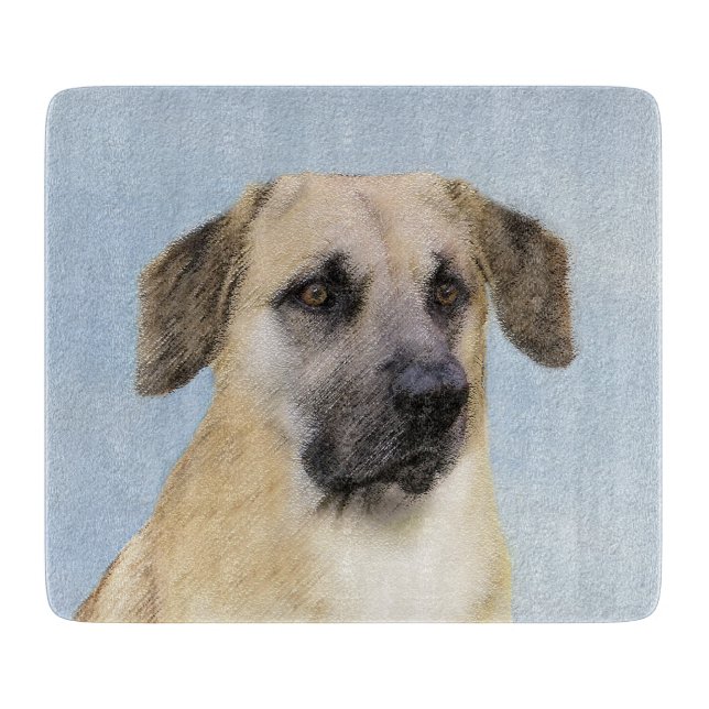 Kinook-målning (släppt Öron) - Original Hund Art (Framsidan)